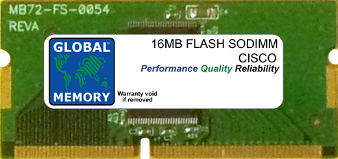 16MB FLASH SODIMM MEMORY RAM FOR CISCO 870 SERIES ROUTERS (MEM870-16F)